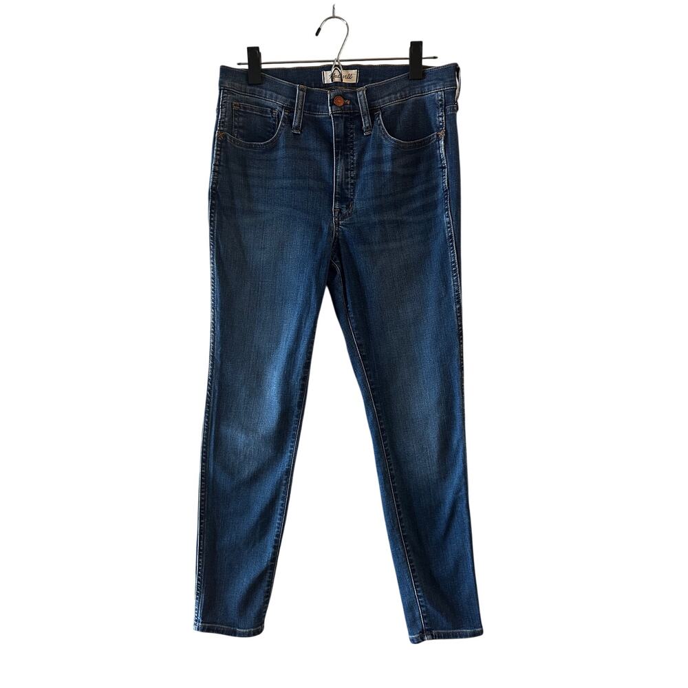 Madewell Blue 10" High-Rise Roadtripper Skinny Jeans Women Sz 28